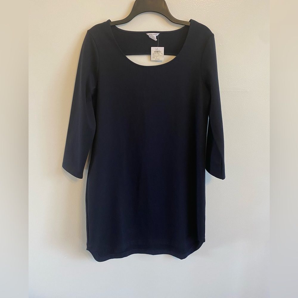 NWT Club Monaco Navy Blue Dress - Size 12